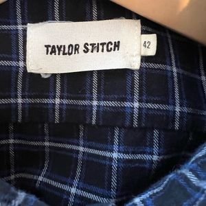 Taylor Stitch The Jack Flannel Plaid Shirt Size 42
